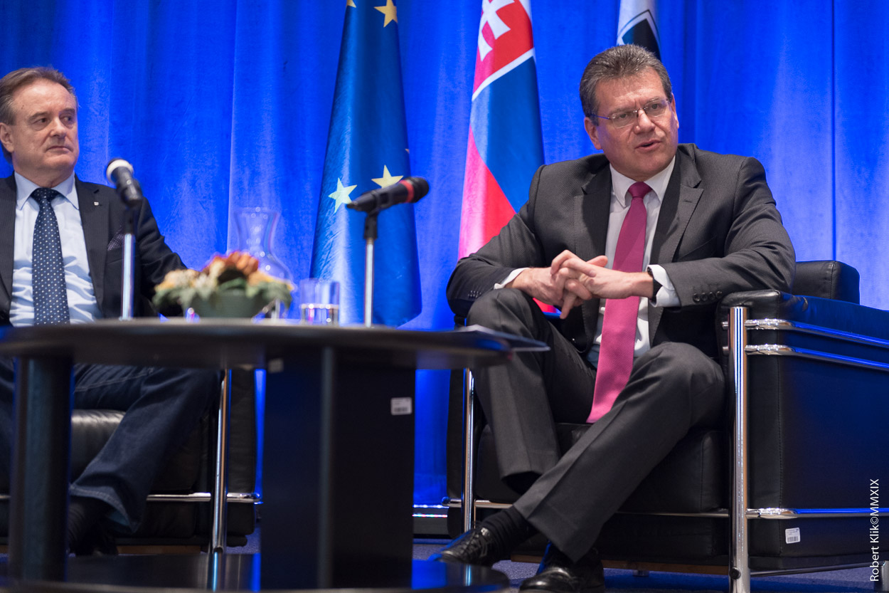 Diskusia s podpredsedom Európskej komisie Marošom Šefčovičom